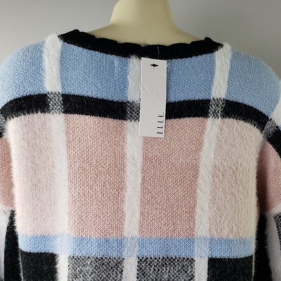 NWT ELLE soft knit crew neck sweater soft warm comfortable - Picture 2 of 9